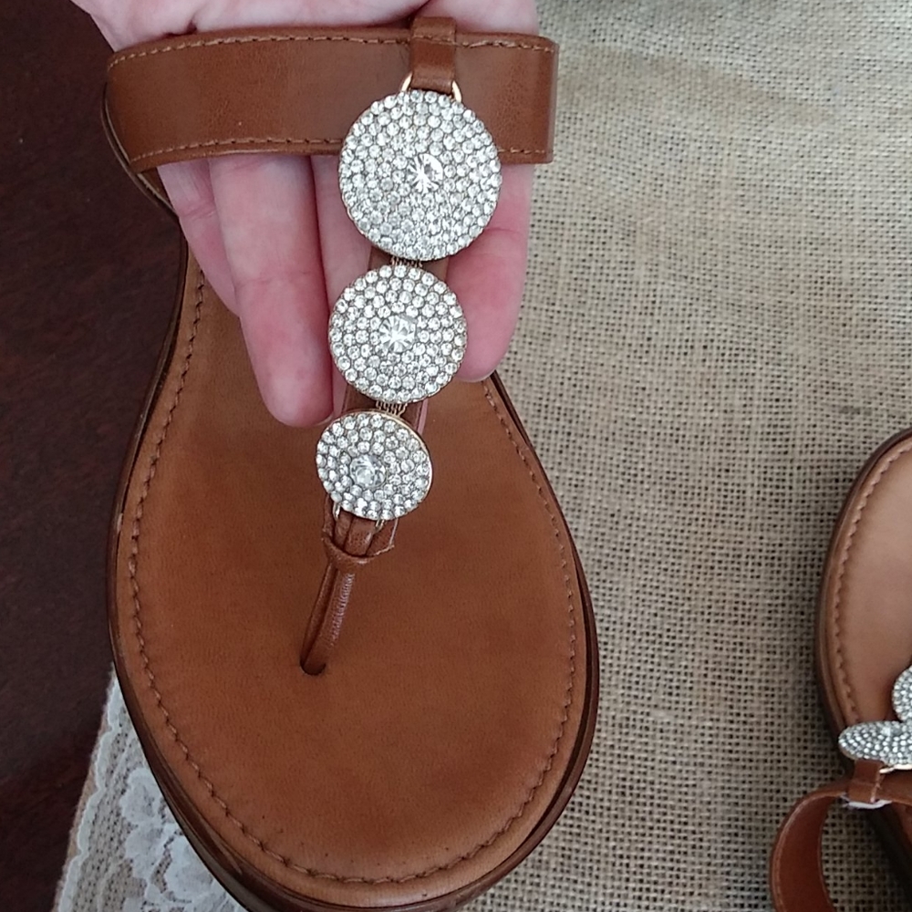 COPY - Wedge sandals with Bling - Picture 8 of 11